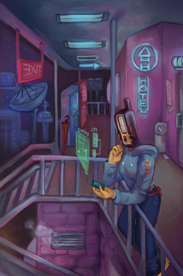 Object head zine: science and technology (2019)